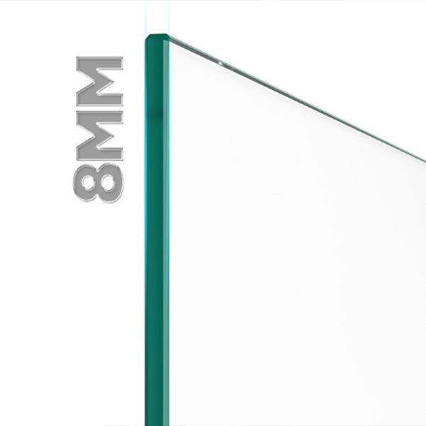 Single Sliding Semi-Frameless Shower Doors Tempered Shower Bath Door Clearhalo 'Bathroom Remodel & Bathroom Fixtures' 'Home Improvement' 'home_improvement' 'home_improvement_shower_tub_doors' 'Shower and Tub Doors' 'shower_tub_doors' 'Showers & Bathtubs' 7209916