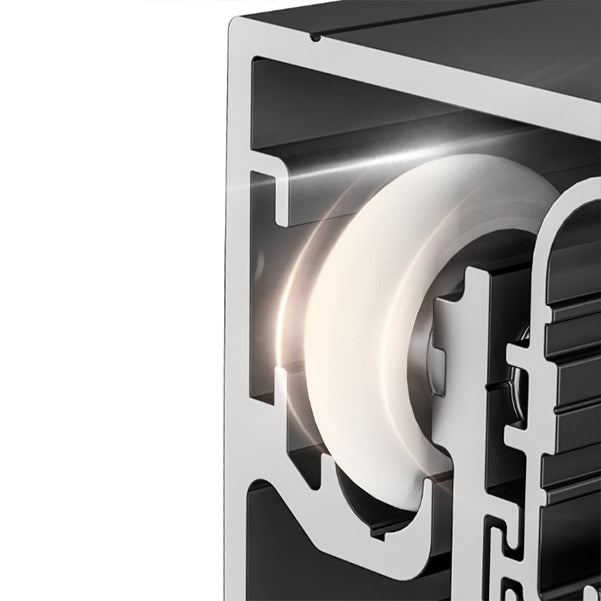 Single Sliding Semi-Frameless Shower Doors Tempered Shower Bath Door Clearhalo 'Bathroom Remodel & Bathroom Fixtures' 'Home Improvement' 'home_improvement' 'home_improvement_shower_tub_doors' 'Shower and Tub Doors' 'shower_tub_doors' 'Showers & Bathtubs' 7209918