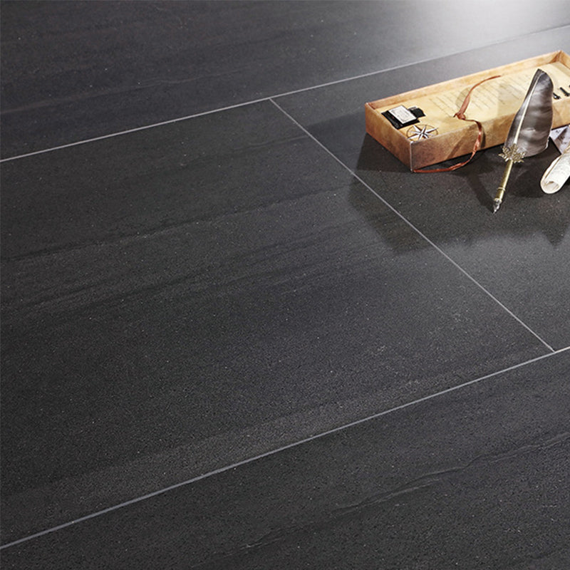 Modern Laminate Plank Flooring Wood Laminate Flooring with Marble Look Matte Black Clearhalo 'Flooring 'Home Improvement' 'home_improvement' 'home_improvement_laminate_flooring' 'Laminate Flooring' 'laminate_flooring' Walls and Ceiling' 7215170