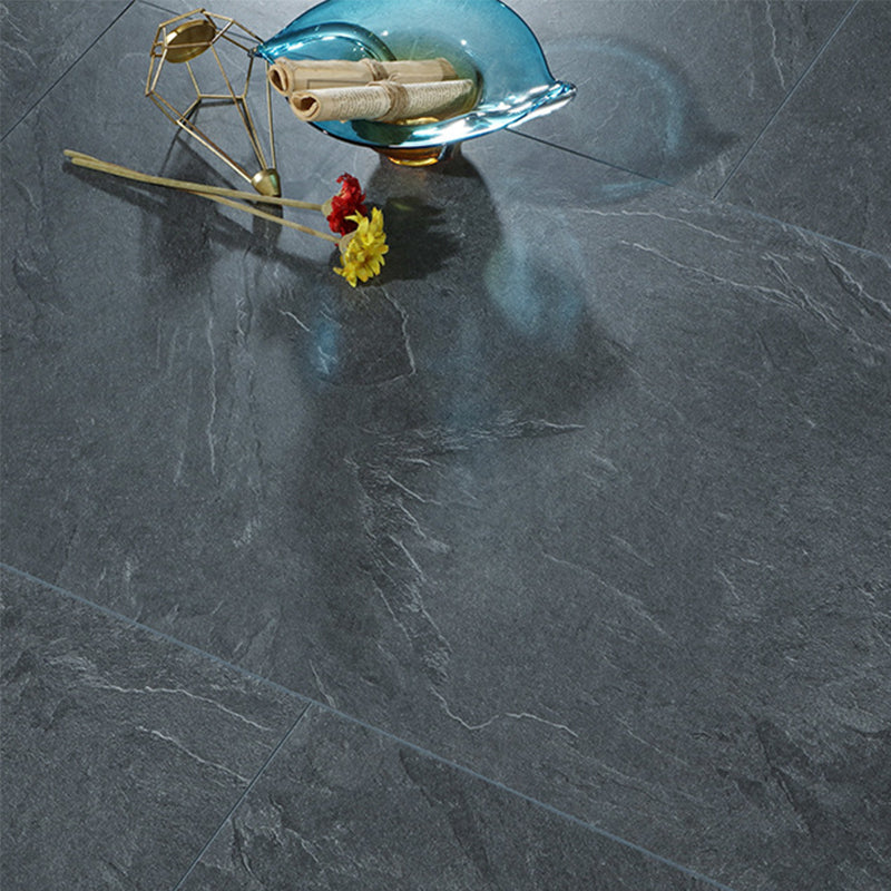 Modern Laminate Plank Flooring Wood Laminate Flooring with Marble Look Frost Black Clearhalo 'Flooring 'Home Improvement' 'home_improvement' 'home_improvement_laminate_flooring' 'Laminate Flooring' 'laminate_flooring' Walls and Ceiling' 7215178