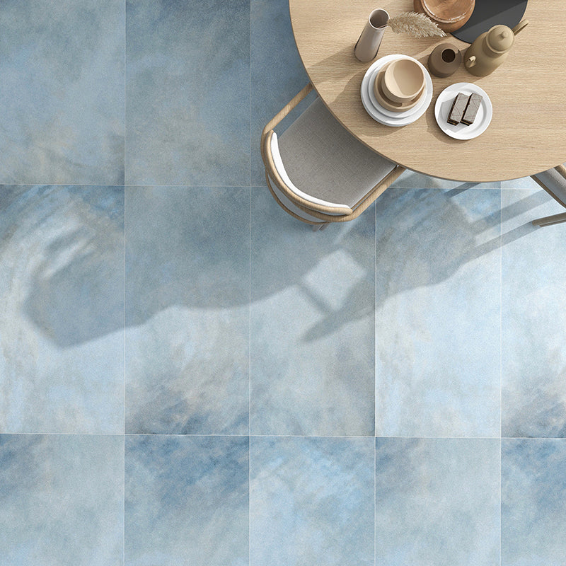 Blue Singular Tile Modern Marble Rectangular Floor and Wall Tile Clearhalo 'Floor Tiles & Wall Tiles' 'floor_tiles_wall_tiles' 'Flooring 'Home Improvement' 'home_improvement' 'home_improvement_floor_tiles_wall_tiles' Walls and Ceiling' 7215319