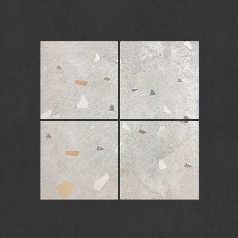 Patterned Singular Tile Square Modern Matte Floor and Wall Tile Light Gray 12" x 12" Clearhalo 'Floor Tiles & Wall Tiles' 'floor_tiles_wall_tiles' 'Flooring 'Home Improvement' 'home_improvement' 'home_improvement_floor_tiles_wall_tiles' Walls and Ceiling' 7215463