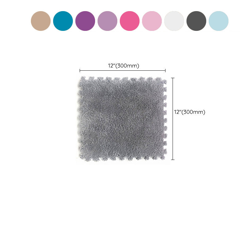 Modern Carpet Tiles Interlocking Square Color Block Stain Resistant Carpet Tiles Clearhalo 'Carpet Tiles & Carpet Squares' 'carpet_tiles_carpet_squares' 'Flooring 'Home Improvement' 'home_improvement' 'home_improvement_carpet_tiles_carpet_squares' Walls and Ceiling' 7215625