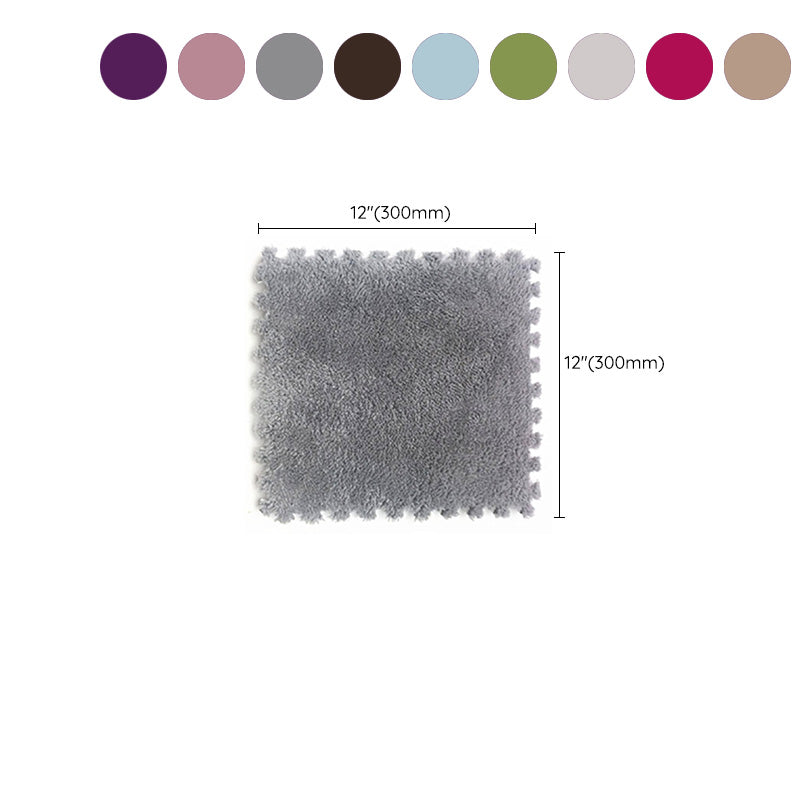 Indoor Carpet Tiles Color Block Interlocking Stain Resistant Carpet Tiles Clearhalo 'Carpet Tiles & Carpet Squares' 'carpet_tiles_carpet_squares' 'Flooring 'Home Improvement' 'home_improvement' 'home_improvement_carpet_tiles_carpet_squares' Walls and Ceiling' 7215650