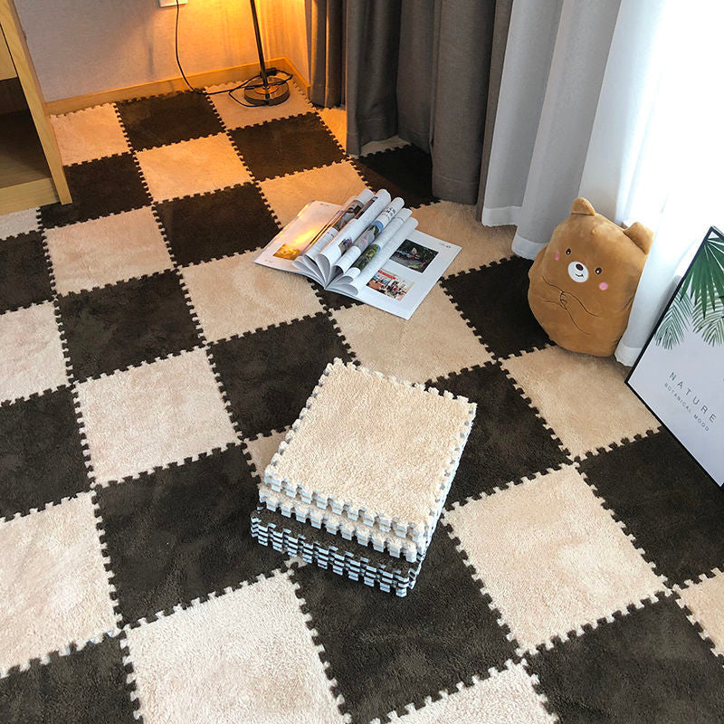 Living Room Carpet Tiles Interlocking Level Loop Square Carpet Tiles Clearhalo 'Carpet Tiles & Carpet Squares' 'carpet_tiles_carpet_squares' 'Flooring 'Home Improvement' 'home_improvement' 'home_improvement_carpet_tiles_carpet_squares' Walls and Ceiling' 7215717