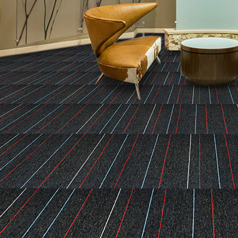 Carpet Tile Fade Resistant Non-Skid Solid Color Loose Lay Carpet Tile Living Room Clearhalo 'Carpet Tiles & Carpet Squares' 'carpet_tiles_carpet_squares' 'Flooring 'Home Improvement' 'home_improvement' 'home_improvement_carpet_tiles_carpet_squares' Walls and Ceiling' 7215790