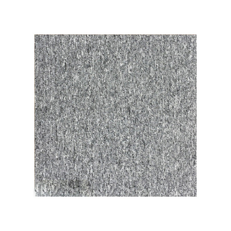 Carpet Tile Fade Resistant Non-Skid Solid Color Loose Lay Carpet Tile Living Room Grey Clearhalo 'Carpet Tiles & Carpet Squares' 'carpet_tiles_carpet_squares' 'Flooring 'Home Improvement' 'home_improvement' 'home_improvement_carpet_tiles_carpet_squares' Walls and Ceiling' 7215792