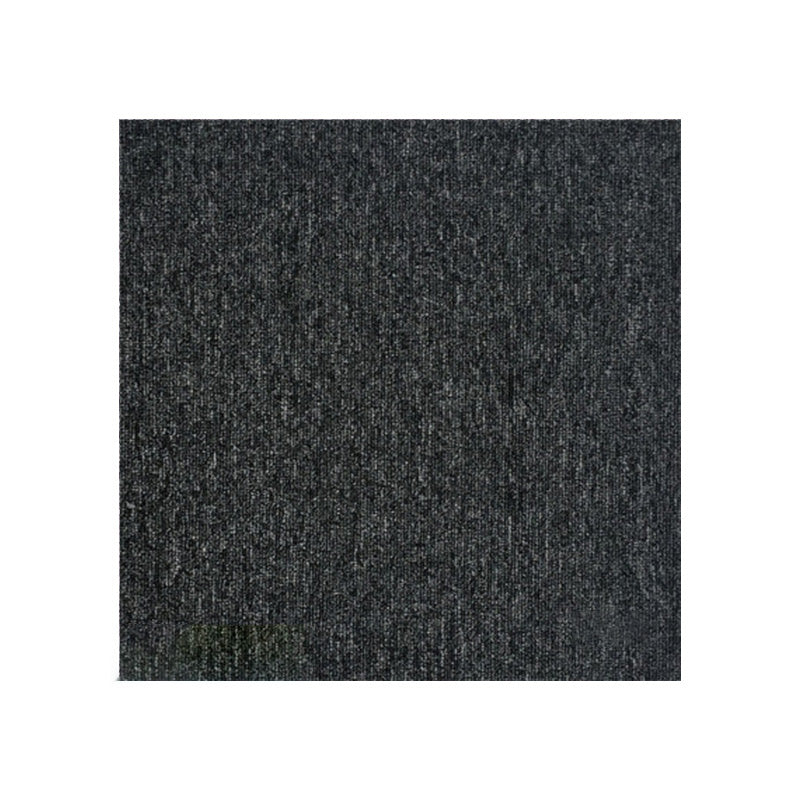 Carpet Tile Fade Resistant Non-Skid Solid Color Loose Lay Carpet Tile Living Room Dark Gray Clearhalo 'Carpet Tiles & Carpet Squares' 'carpet_tiles_carpet_squares' 'Flooring 'Home Improvement' 'home_improvement' 'home_improvement_carpet_tiles_carpet_squares' Walls and Ceiling' 7215794