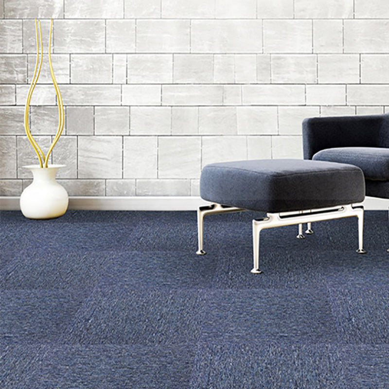 Carpet Tile Fade Resistant Non-Skid Solid Color Loose Lay Carpet Tile Living Room Clearhalo 'Carpet Tiles & Carpet Squares' 'carpet_tiles_carpet_squares' 'Flooring 'Home Improvement' 'home_improvement' 'home_improvement_carpet_tiles_carpet_squares' Walls and Ceiling' 7215802