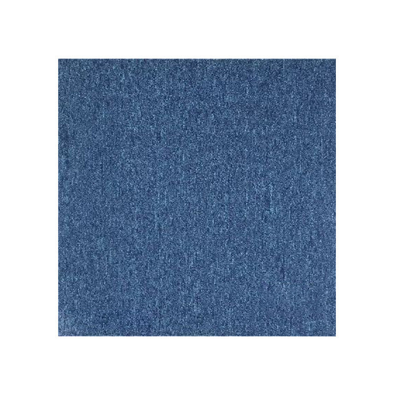 Carpet Tile Fade Resistant Non-Skid Solid Color Loose Lay Carpet Tile Living Room Dark Blue Clearhalo 'Carpet Tiles & Carpet Squares' 'carpet_tiles_carpet_squares' 'Flooring 'Home Improvement' 'home_improvement' 'home_improvement_carpet_tiles_carpet_squares' Walls and Ceiling' 7215811