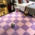 Modern Carpet Floor Tile Plush Cut Interlocking Non-Skid Tiles and Carpet Purple/ Pink Clearhalo 'Carpet Tiles & Carpet Squares' 'carpet_tiles_carpet_squares' 'Flooring 'Home Improvement' 'home_improvement' 'home_improvement_carpet_tiles_carpet_squares' Walls and Ceiling' 7215865