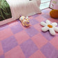 Modern Tiles and Carpet Plush Cut Interlocking Non-Skid Carpet Tiles Purple Pink Clearhalo 'Carpet Tiles & Carpet Squares' 'carpet_tiles_carpet_squares' 'Flooring 'Home Improvement' 'home_improvement' 'home_improvement_carpet_tiles_carpet_squares' Walls and Ceiling' 7215930