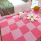 Modern Tiles and Carpet Plush Cut Interlocking Non-Skid Carpet Tiles Rose Pink Clearhalo 'Carpet Tiles & Carpet Squares' 'carpet_tiles_carpet_squares' 'Flooring 'Home Improvement' 'home_improvement' 'home_improvement_carpet_tiles_carpet_squares' Walls and Ceiling' 7215939