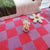 Modern Tiles and Carpet Plush Cut Interlocking Non-Skid Carpet Tiles Pink/ Light Purple Clearhalo 'Carpet Tiles & Carpet Squares' 'carpet_tiles_carpet_squares' 'Flooring 'Home Improvement' 'home_improvement' 'home_improvement_carpet_tiles_carpet_squares' Walls and Ceiling' 7215952