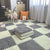 Modern Carpet Floor Tile Plush Cut Loose Lay Non-Skid Carpet Tile Green Gray 10-Piece Set Clearhalo 'Carpet Tiles & Carpet Squares' 'carpet_tiles_carpet_squares' 'Flooring 'Home Improvement' 'home_improvement' 'home_improvement_carpet_tiles_carpet_squares' Walls and Ceiling' 7215996