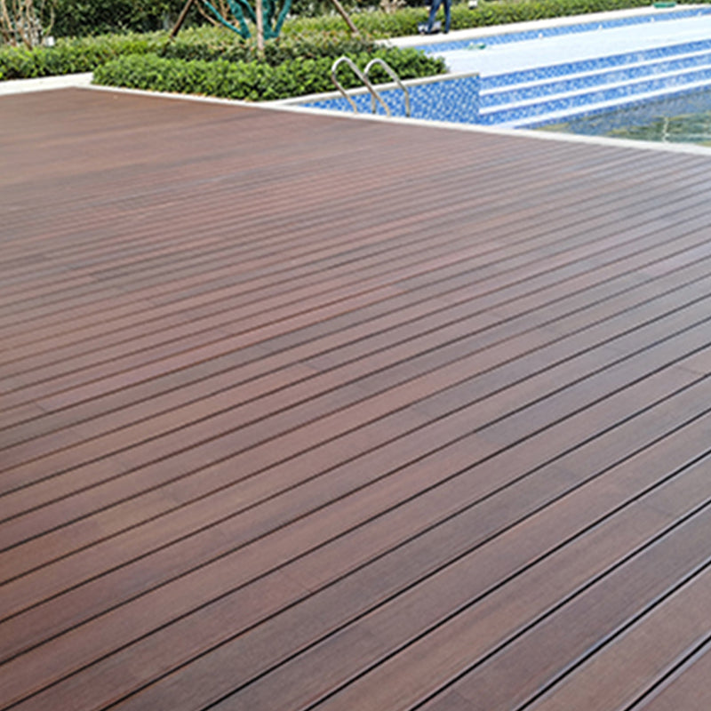 Contemporary Water Resistant Floor Tile Smooth Click Lock Engineered Wood for Patio Garden Clearhalo 'Flooring 'Hardwood Flooring' 'hardwood_flooring' 'Home Improvement' 'home_improvement' 'home_improvement_hardwood_flooring' Walls and Ceiling' 7216173