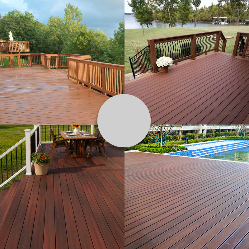 Contemporary Water Resistant Floor Tile Smooth Click Lock Engineered Wood for Patio Garden Clearhalo 'Flooring 'Hardwood Flooring' 'hardwood_flooring' 'Home Improvement' 'home_improvement' 'home_improvement_hardwood_flooring' Walls and Ceiling' 7216180