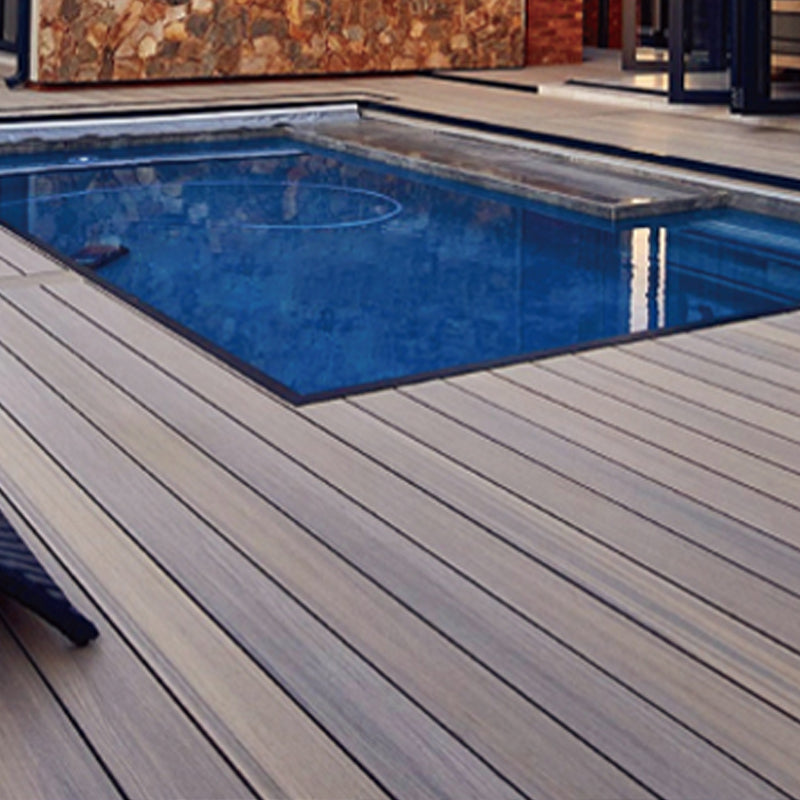 Contemporary Water Resistant Floor Tile Smooth Click Lock Engineered Wood for Patio Garden Clearhalo 'Flooring 'Hardwood Flooring' 'hardwood_flooring' 'Home Improvement' 'home_improvement' 'home_improvement_hardwood_flooring' Walls and Ceiling' 7216193