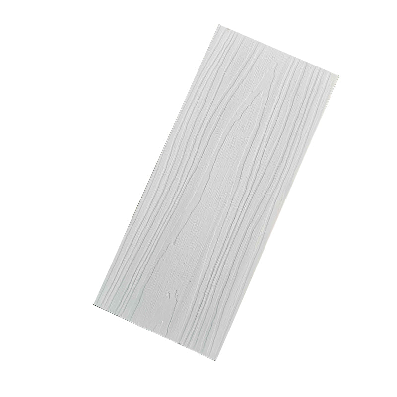 Contemporary Engineered Floor Tile Wire Brushed Nail Wooden Floor for Patio Garden White Clearhalo 'Flooring 'Hardwood Flooring' 'hardwood_flooring' 'Home Improvement' 'home_improvement' 'home_improvement_hardwood_flooring' Walls and Ceiling' 7216227