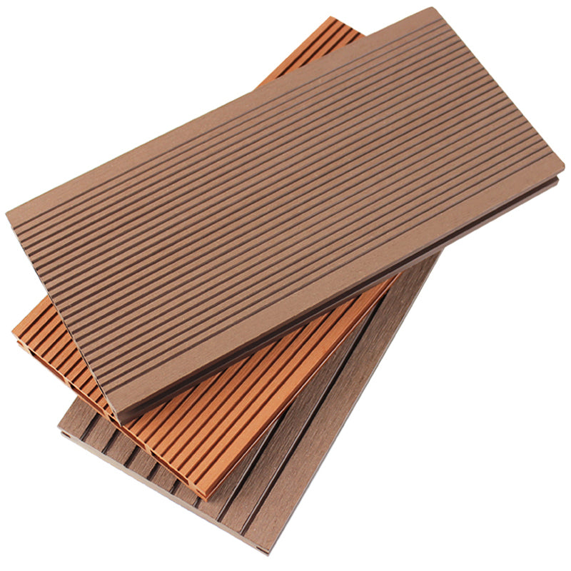 Water Resistant Floor Tile Wire Brushed Nail Lock Engineered Wood for Patio Garden Clearhalo 'Flooring 'Hardwood Flooring' 'hardwood_flooring' 'Home Improvement' 'home_improvement' 'home_improvement_hardwood_flooring' Walls and Ceiling' 7216247