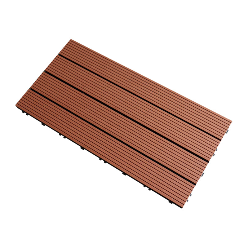 Tradition Rectangle Wood Tile Brown Engineered Wood for Patio Garden Red Wood 1' x 2' Clearhalo 'Flooring 'Hardwood Flooring' 'hardwood_flooring' 'Home Improvement' 'home_improvement' 'home_improvement_hardwood_flooring' Walls and Ceiling' 7216337