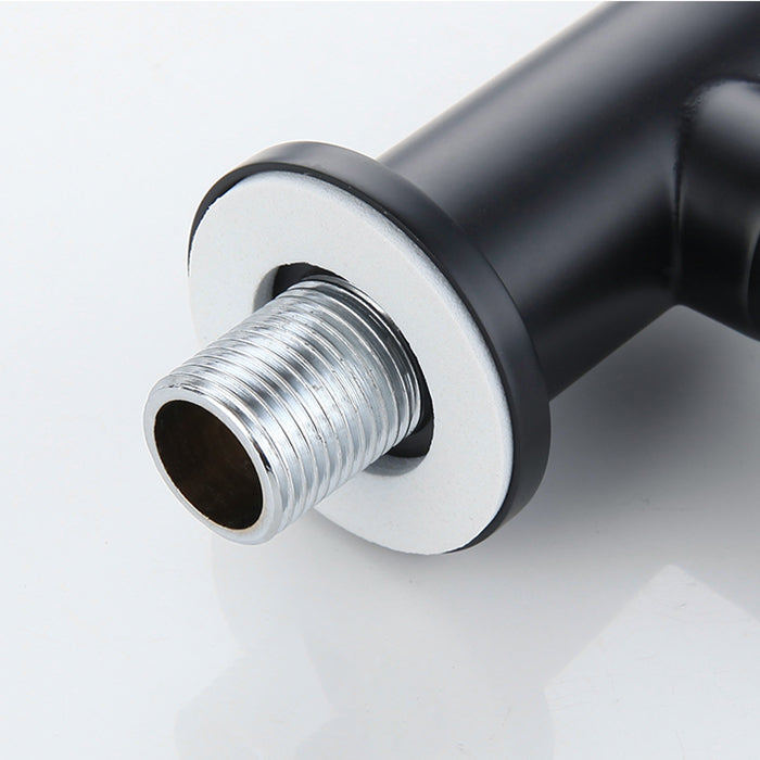 Widespread Wall Mounted Bathroom Sink Faucet Cross Handle Low Arc Faucet Clearhalo 'Bathroom Remodel & Bathroom Fixtures' 'Bathroom Sink Faucets' 'Bathroom Sinks & Faucet Components' 'bathroom_sink_faucets' 'Home Improvement' 'home_improvement' 'home_improvement_bathroom_sink_faucets' 7221185