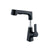 Modern Low Arc Sink Faucet with Single Handle Bathroom Lifting Faucet Black Clearhalo 'Bathroom Remodel & Bathroom Fixtures' 'Bathroom Sink Faucets' 'Bathroom Sinks & Faucet Components' 'bathroom_sink_faucets' 'Home Improvement' 'home_improvement' 'home_improvement_bathroom_sink_faucets' 7221224