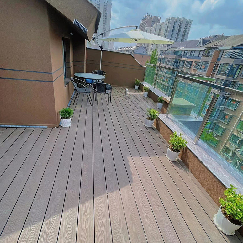 Deck Tile Kit Striped Pattern Nailed Pattern Patio Flooring Tiles Clearhalo 'Home Improvement' 'home_improvement' 'home_improvement_outdoor_deck_tiles_planks' 'Outdoor Deck Tiles & Planks' 'Outdoor Flooring & Tile' 'Outdoor Remodel' 'outdoor_deck_tiles_planks' 7221666