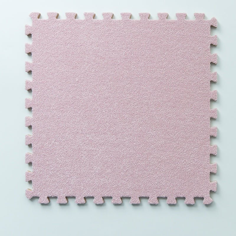 Modern Carpet Tiles Square Interlocking Stain Resistant Carpet Tiles Rose Bloom Clearhalo 'Carpet Tiles & Carpet Squares' 'carpet_tiles_carpet_squares' 'Flooring 'Home Improvement' 'home_improvement' 'home_improvement_carpet_tiles_carpet_squares' Walls and Ceiling' 7221711