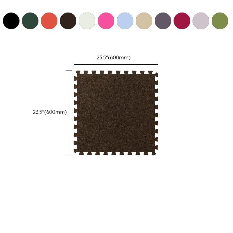 Modern Carpet Tiles Square Interlocking Stain Resistant Carpet Tiles Clearhalo 'Carpet Tiles & Carpet Squares' 'carpet_tiles_carpet_squares' 'Flooring 'Home Improvement' 'home_improvement' 'home_improvement_carpet_tiles_carpet_squares' Walls and Ceiling' 7221725