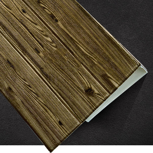 Farmhouse Wood Paneling Smooth Wall Interior Wood Plank Set of 5 Clearhalo 'Flooring 'Home Improvement' 'home_improvement' 'home_improvement_wall_paneling' 'Wall Paneling' 'wall_paneling' 'Walls & Ceilings' Walls and Ceiling' 7221827