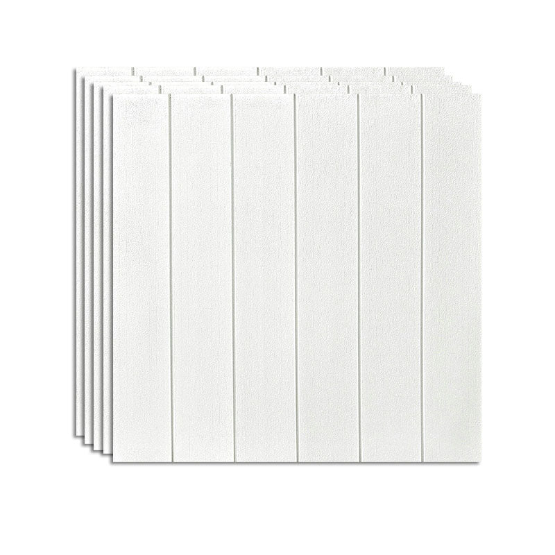 Farmhouse Wood Paneling Smooth Wall Interior Wood Plank Set of 5 White Clearhalo 'Flooring 'Home Improvement' 'home_improvement' 'home_improvement_wall_paneling' 'Wall Paneling' 'wall_paneling' 'Walls & Ceilings' Walls and Ceiling' 7221830