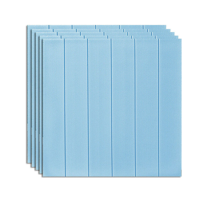 Farmhouse Wood Paneling Smooth Wall Interior Wood Plank Set of 5 Light Blue Clearhalo 'Flooring 'Home Improvement' 'home_improvement' 'home_improvement_wall_paneling' 'Wall Paneling' 'wall_paneling' 'Walls & Ceilings' Walls and Ceiling' 7221834