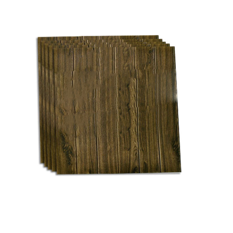 Farmhouse Wood Paneling Smooth Wall Interior Wood Plank Set of 5 Tan Clearhalo 'Flooring 'Home Improvement' 'home_improvement' 'home_improvement_wall_paneling' 'Wall Paneling' 'wall_paneling' 'Walls & Ceilings' Walls and Ceiling' 7221839
