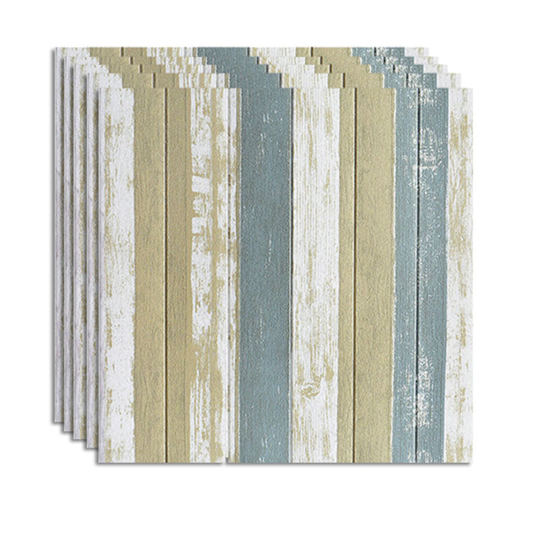 Farmhouse Wood Paneling Smooth Wall Interior Wood Plank Set of 5 Aqua Clearhalo 'Flooring 'Home Improvement' 'home_improvement' 'home_improvement_wall_paneling' 'Wall Paneling' 'wall_paneling' 'Walls & Ceilings' Walls and Ceiling' 7221851
