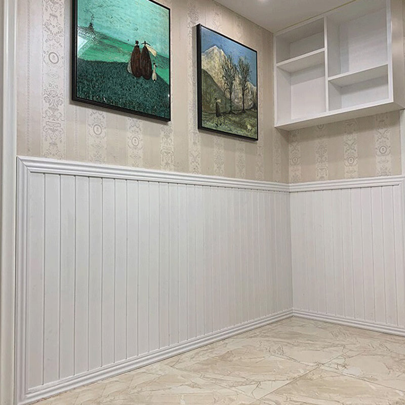 Modern Style Pearl Wainscoting Wood Grain Wall Access Panel Peel and Stick Wall Tile Clearhalo 'Flooring 'Home Improvement' 'home_improvement' 'home_improvement_wall_paneling' 'Wall Paneling' 'wall_paneling' 'Walls & Ceilings' Walls and Ceiling' 7221886