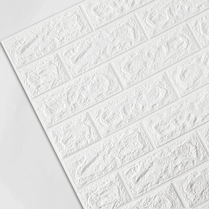 Peel and Stick Tile Plastic Rectangular Subway Tile Kitchen and Bathroom White Clearhalo 'Flooring 'Home Improvement' 'home_improvement' 'home_improvement_peel_stick_blacksplash' 'Peel & Stick Backsplash Tile' 'peel_stick_blacksplash' 'Walls & Ceilings' Walls and Ceiling' 7221954