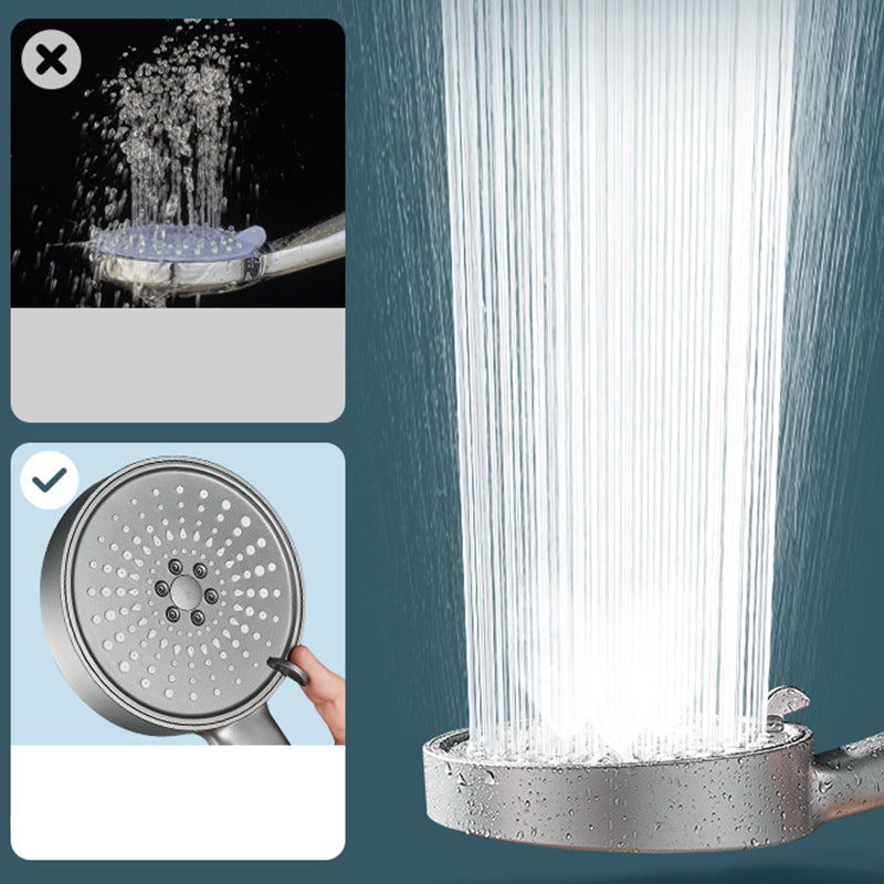 Moderns Spray Head Round Handheld Water Filtration Shower Head Self-Cleaning Clearhalo 'Bathroom Remodel & Bathroom Fixtures' 'Home Improvement' 'home_improvement' 'home_improvement_shower_heads' 'Shower Heads' 'shower_heads' 'Showers & Bathtubs Plumbing' 'Showers & Bathtubs' 7222055