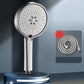 Moderns Spray Head Round Handheld Water Filtration Shower Head Self-Cleaning Grey Shower Head with Hose Clearhalo 'Bathroom Remodel & Bathroom Fixtures' 'Home Improvement' 'home_improvement' 'home_improvement_shower_heads' 'Shower Heads' 'shower_heads' 'Showers & Bathtubs Plumbing' 'Showers & Bathtubs' 7222060