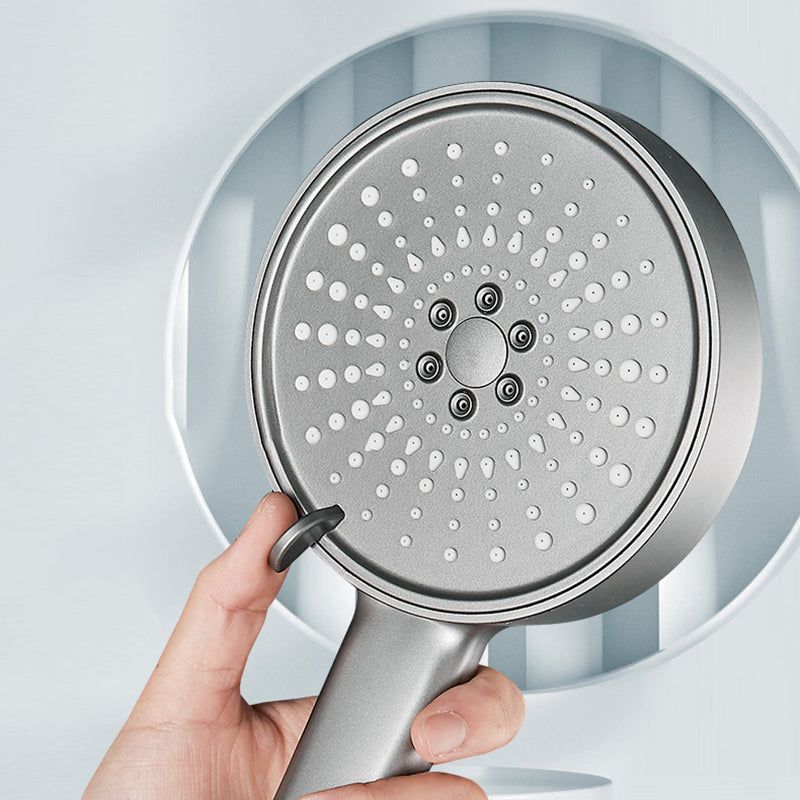 Moderns Spray Head Round Handheld Water Filtration Shower Head Self-Cleaning Clearhalo 'Bathroom Remodel & Bathroom Fixtures' 'Home Improvement' 'home_improvement' 'home_improvement_shower_heads' 'Shower Heads' 'shower_heads' 'Showers & Bathtubs Plumbing' 'Showers & Bathtubs' 7222062