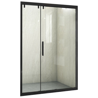 Frame Transparent Shower Doors Pivot Tempered Shower Bath Door Right Clearhalo 'Bathroom Remodel & Bathroom Fixtures' 'Home Improvement' 'home_improvement' 'home_improvement_shower_tub_doors' 'Shower and Tub Doors' 'shower_tub_doors' 'Showers & Bathtubs' 7222771