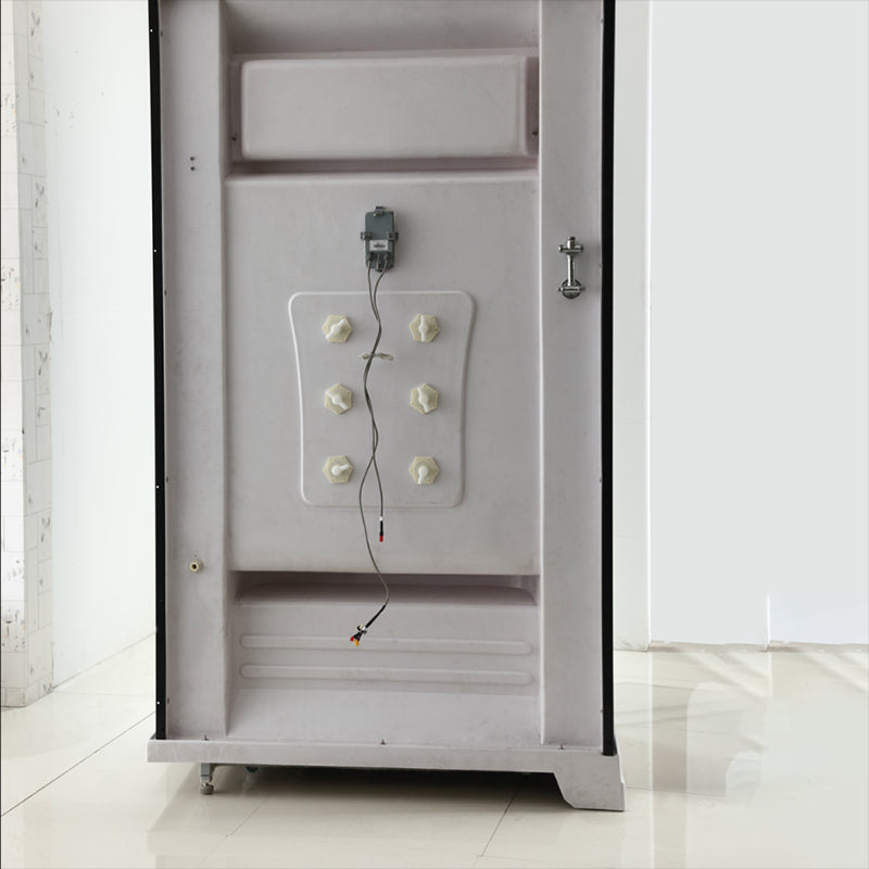 Neo-Angle Shower Stall Clear Tempered Glass Shower Enclosure With Shower Floor Clearhalo 'Bathroom Remodel & Bathroom Fixtures' 'Home Improvement' 'home_improvement' 'home_improvement_shower_stalls_enclosures' 'Shower Stalls & Enclosures' 'shower_stalls_enclosures' 'Showers & Bathtubs' 7222914