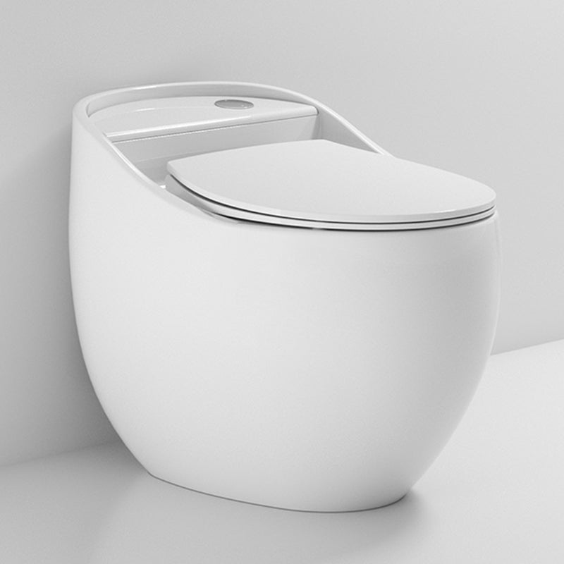 Contemporary Siphon Jet Toilet Bowl Slow Close Seat Included Urine Toilet for Washroom 18"L x 26"W x 22"H White 16" Clearhalo 'Bathroom Remodel & Bathroom Fixtures' 'Home Improvement' 'home_improvement' 'home_improvement_toilets' 'Toilets & Bidets' 'Toilets' 7224862