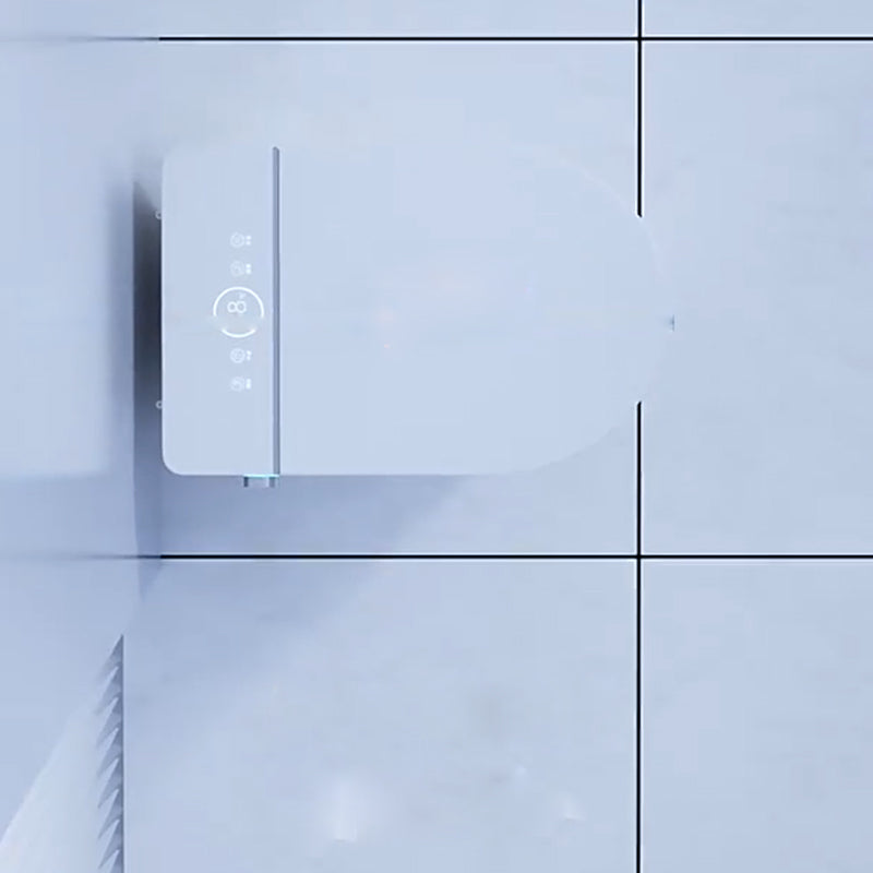 Contemporary Floor Mount Toilet Heated Seat Included Urine Toilet for Washroom Clearhalo 'Bathroom Remodel & Bathroom Fixtures' 'Home Improvement' 'home_improvement' 'home_improvement_toilets' 'Toilets & Bidets' 'Toilets' 7224876