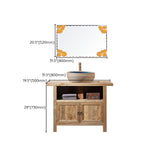 Traditional Wood Bathroom Vanity Set Freestanding Faucet Included Bath Vanity Clearhalo 'Bathroom Remodel & Bathroom Fixtures' 'Bathroom Vanities' 'bathroom_vanities' 'Home Improvement' 'home_improvement' 'home_improvement_bathroom_vanities' 7224923