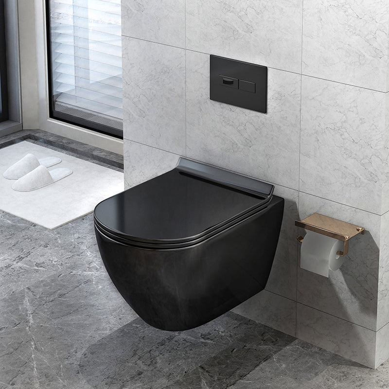 Scandinavian Wall Hung Toilet Set Elongated Bowl Shape Smart Bidet Clearhalo 'Bathroom Remodel & Bathroom Fixtures' 'Bidets' 'Home Improvement' 'home_improvement' 'home_improvement_bidets' 'Toilets & Bidets' 7225651