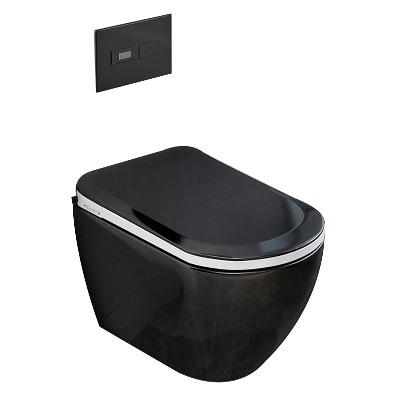 Scandinavian Wall Hung Toilet Set Elongated Bowl Shape Smart Bidet Clearhalo 'Bathroom Remodel & Bathroom Fixtures' 'Bidets' 'Home Improvement' 'home_improvement' 'home_improvement_bidets' 'Toilets & Bidets' 7225659