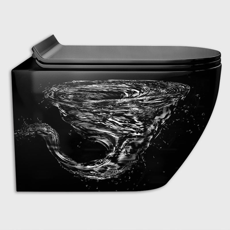 Scandinavian Wall Hung Toilet Set Elongated Bowl Shape Smart Bidet Clearhalo 'Bathroom Remodel & Bathroom Fixtures' 'Bidets' 'Home Improvement' 'home_improvement' 'home_improvement_bidets' 'Toilets & Bidets' 7225662