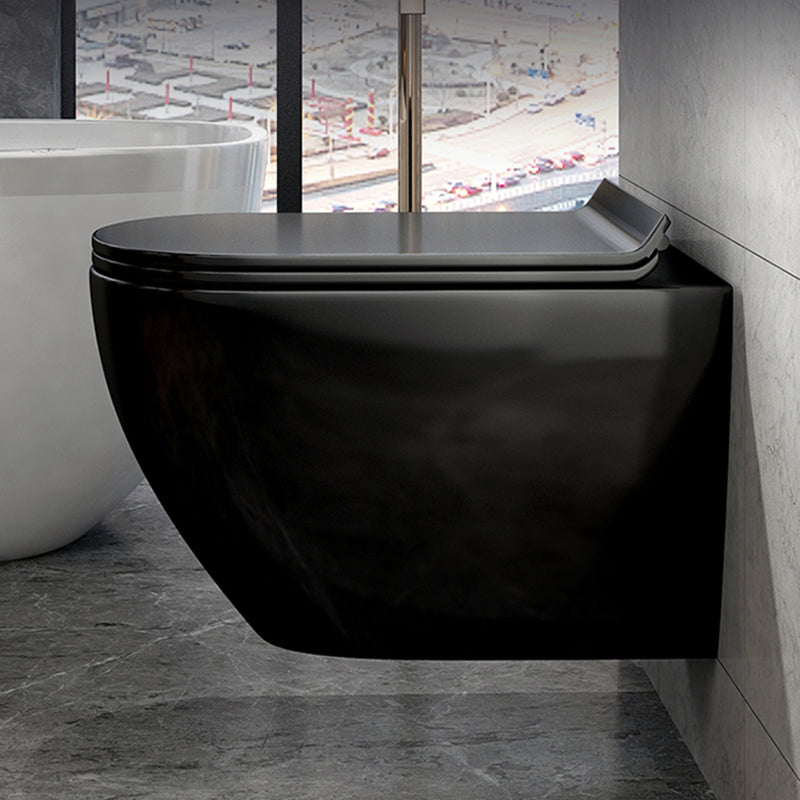 Scandinavian Wall Hung Toilet Set Elongated Bowl Shape Smart Bidet Clearhalo 'Bathroom Remodel & Bathroom Fixtures' 'Bidets' 'Home Improvement' 'home_improvement' 'home_improvement_bidets' 'Toilets & Bidets' 7225667