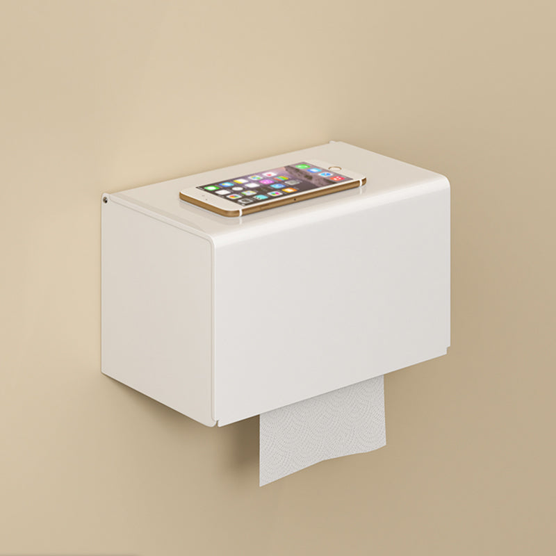 Modern White Bathroom Accessory Kit Bath Shelf Towel Bar Bath Hardware Set Toilet Paper Holder Clearhalo 'Bathroom Hardware Sets' 'Bathroom Hardware' 'Bathroom Remodel & Bathroom Fixtures' 'bathroom_hardware_sets' 'Home Improvement' 'home_improvement' 'home_improvement_bathroom_hardware_sets' 7225672